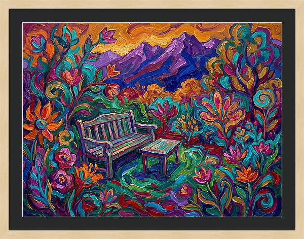 Garden Serenity In Color
