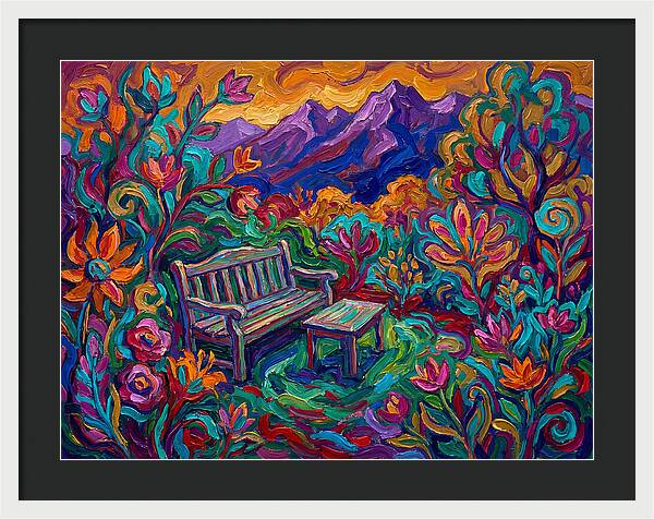 Garden Serenity In Color