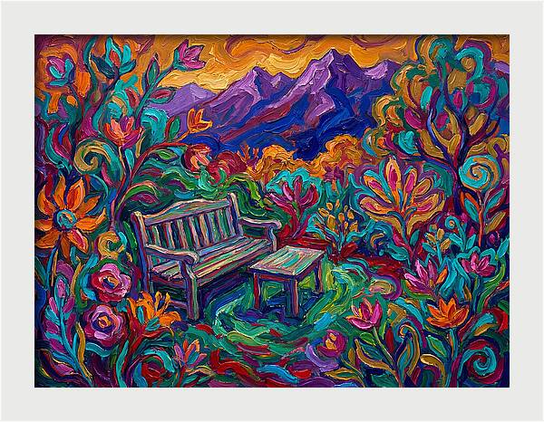 Garden Serenity In Color