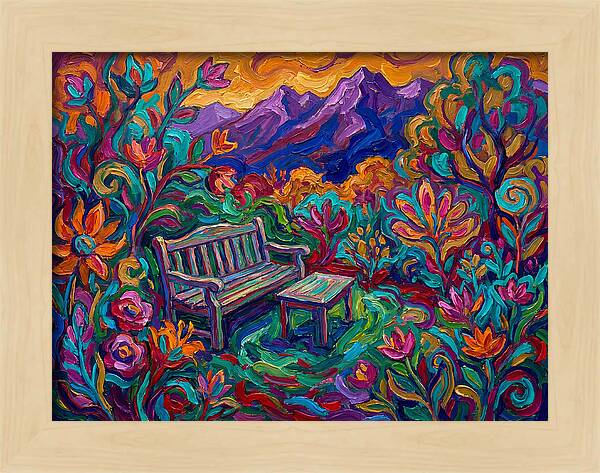 Garden Serenity In Color