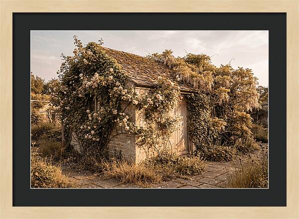 Garden Shed Hidden By Vines