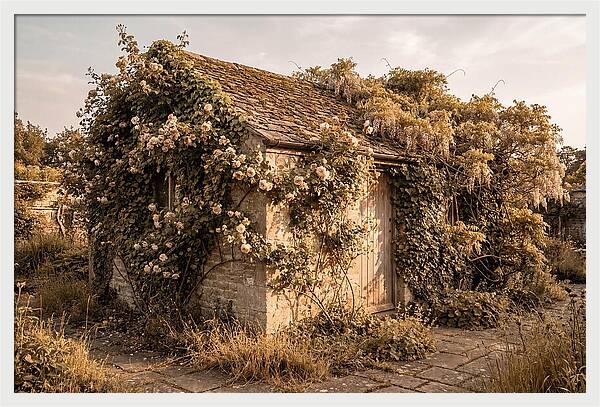 Garden Shed Hidden By Vines