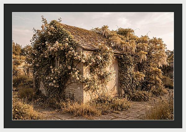 Garden Shed Hidden By Vines