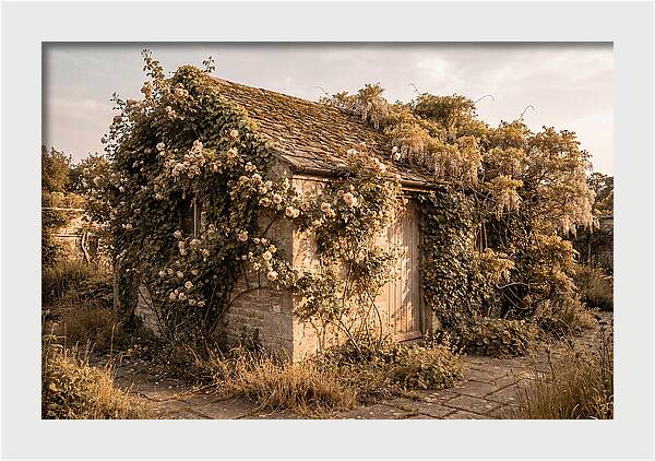 Garden Shed Hidden By Vines