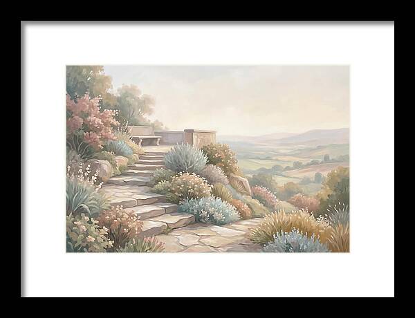 Garden Steps With Panoramic View