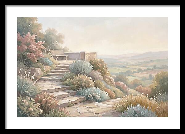 Garden Steps With Panoramic View