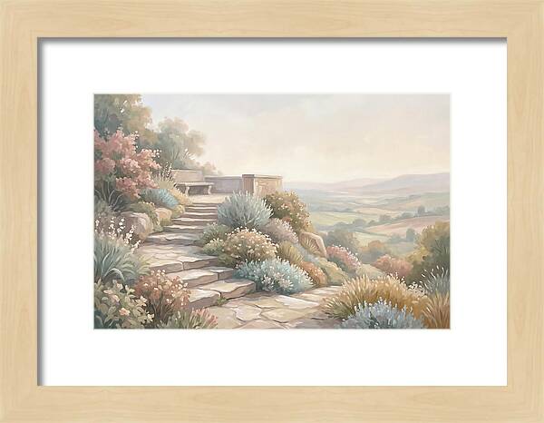 Garden Steps With Panoramic View