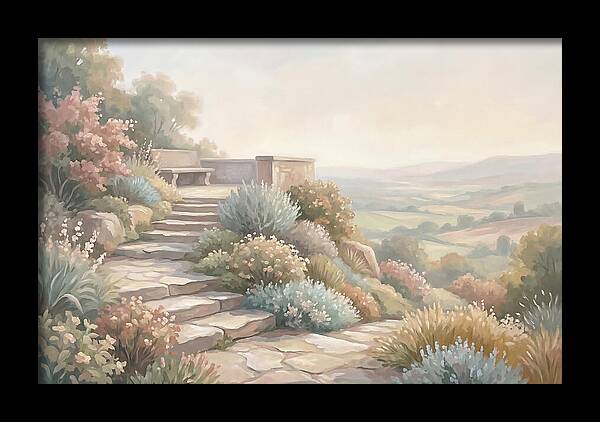 Garden Steps With Panoramic View