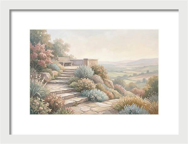 Garden Steps With Panoramic View