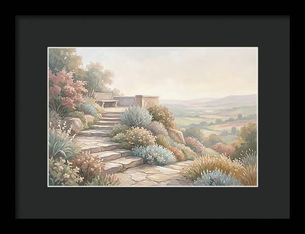 Garden Steps With Panoramic View