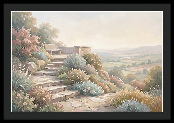 Garden Steps With Panoramic View
