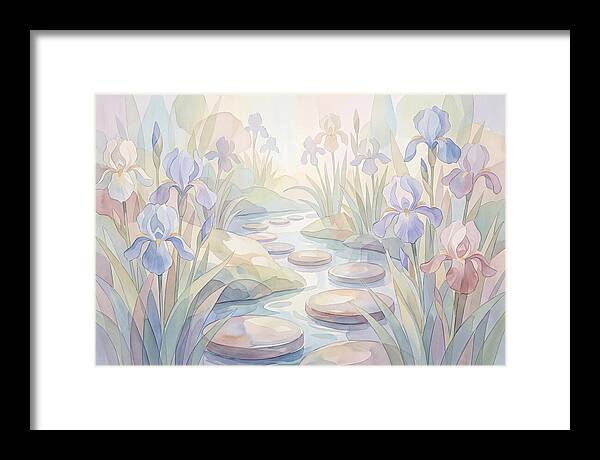 Garden Stream With Stepping Stones