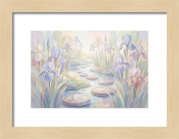 Garden Stream With Stepping Stones