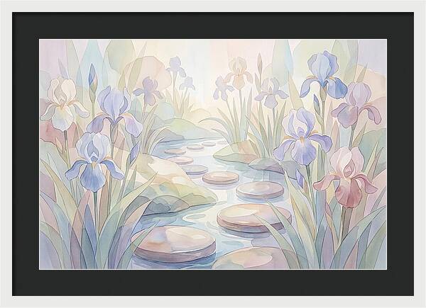 Garden Stream With Stepping Stones