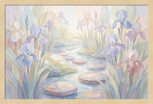 Garden Stream With Stepping Stones