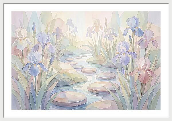 Garden Stream With Stepping Stones