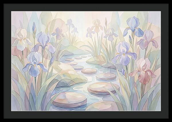 Garden Stream With Stepping Stones