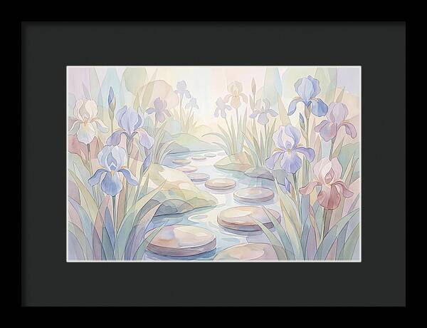 Garden Stream With Stepping Stones
