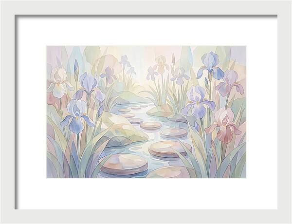 Garden Stream With Stepping Stones