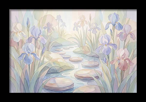 Garden Stream With Stepping Stones