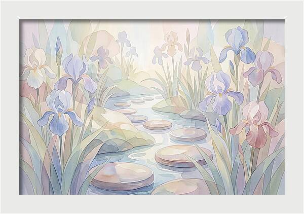 Garden Stream With Stepping Stones