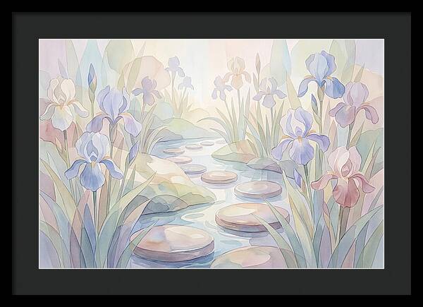 Garden Stream With Stepping Stones