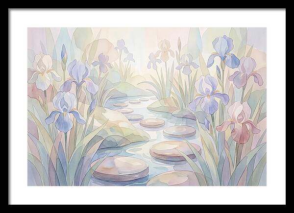 Garden Stream With Stepping Stones