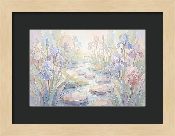 Garden Stream With Stepping Stones