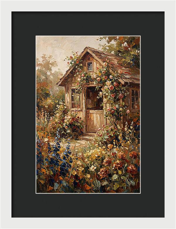 Garden Studio Surrounded By Blooms