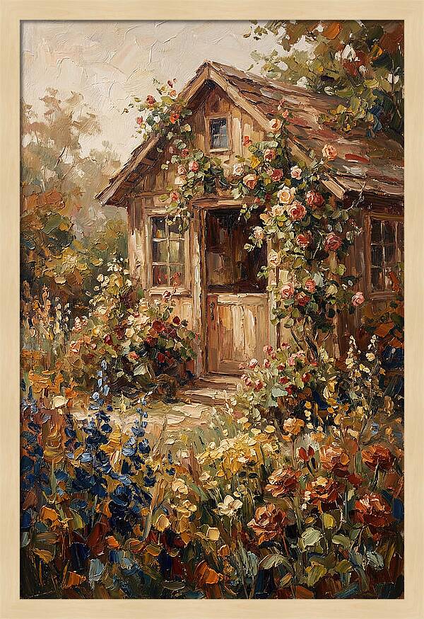 Garden Studio Surrounded By Blooms