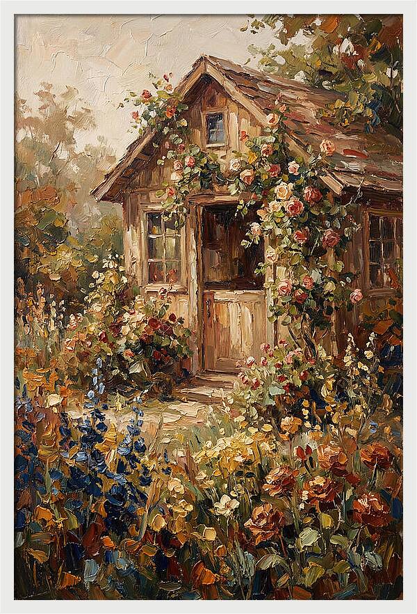 Garden Studio Surrounded By Blooms