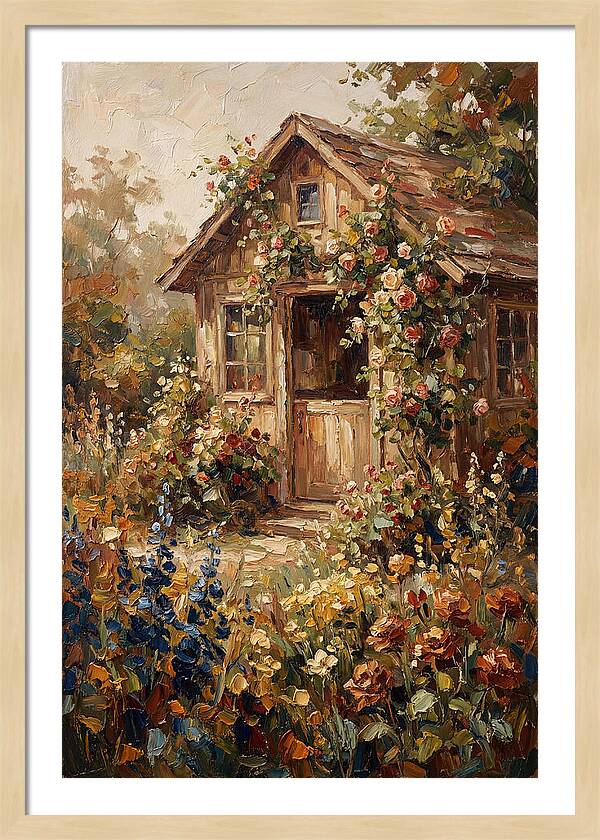 Garden Studio Surrounded By Blooms