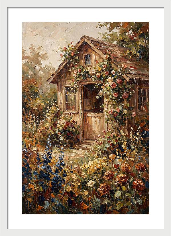 Garden Studio Surrounded By Blooms