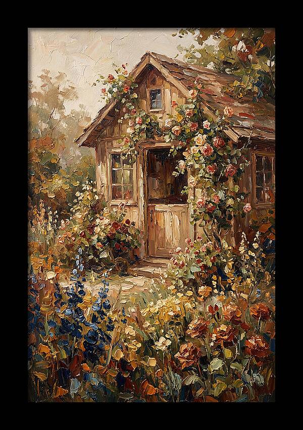 Garden Studio Surrounded By Blooms