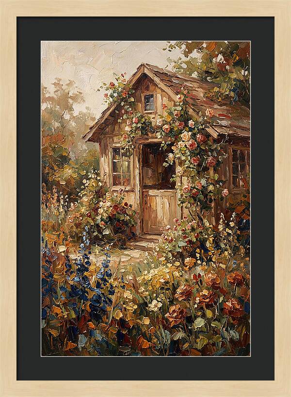 Garden Studio Surrounded By Blooms