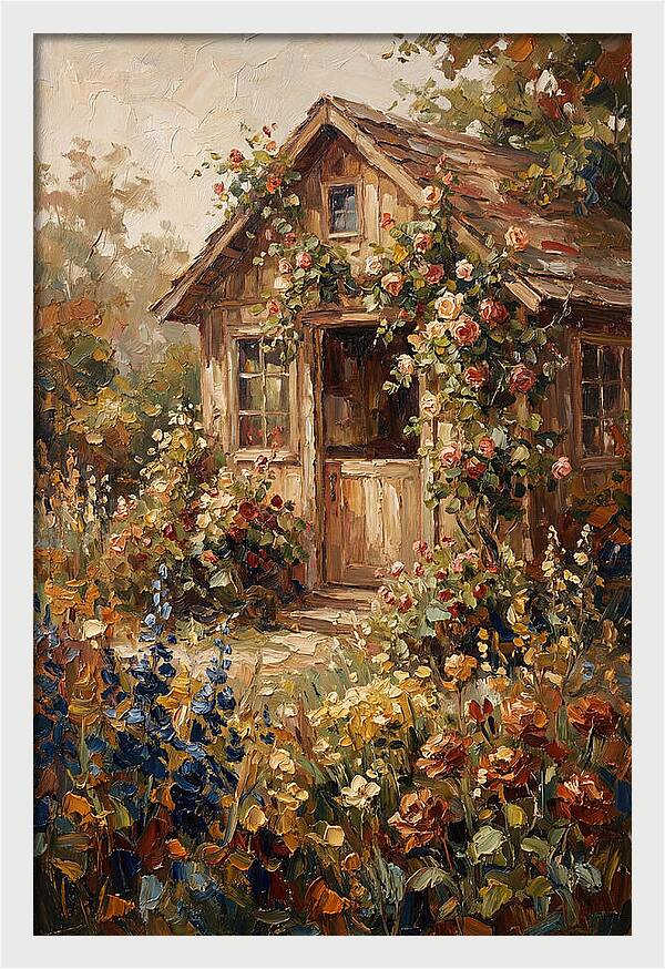 Garden Studio Surrounded By Blooms