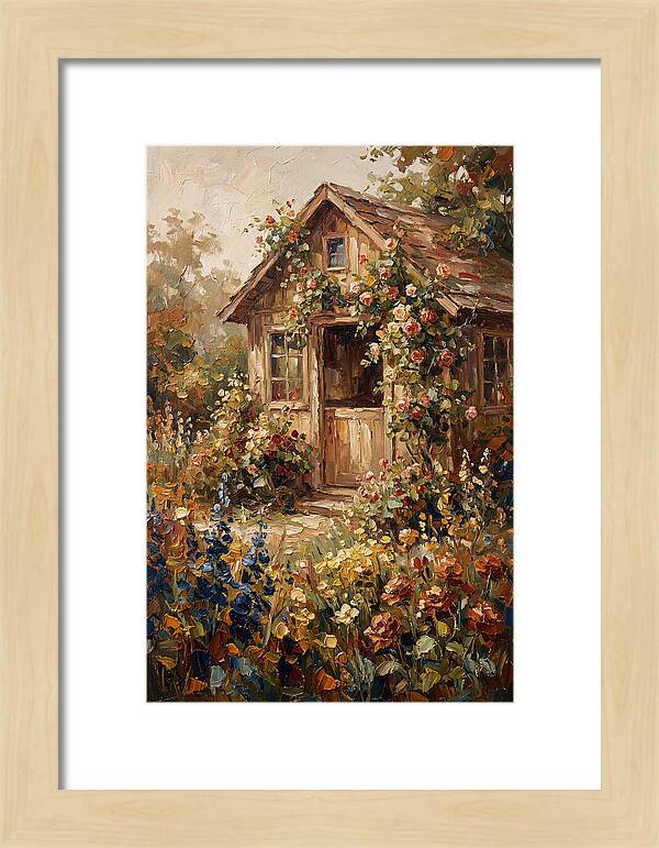 Garden Studio Surrounded By Blooms