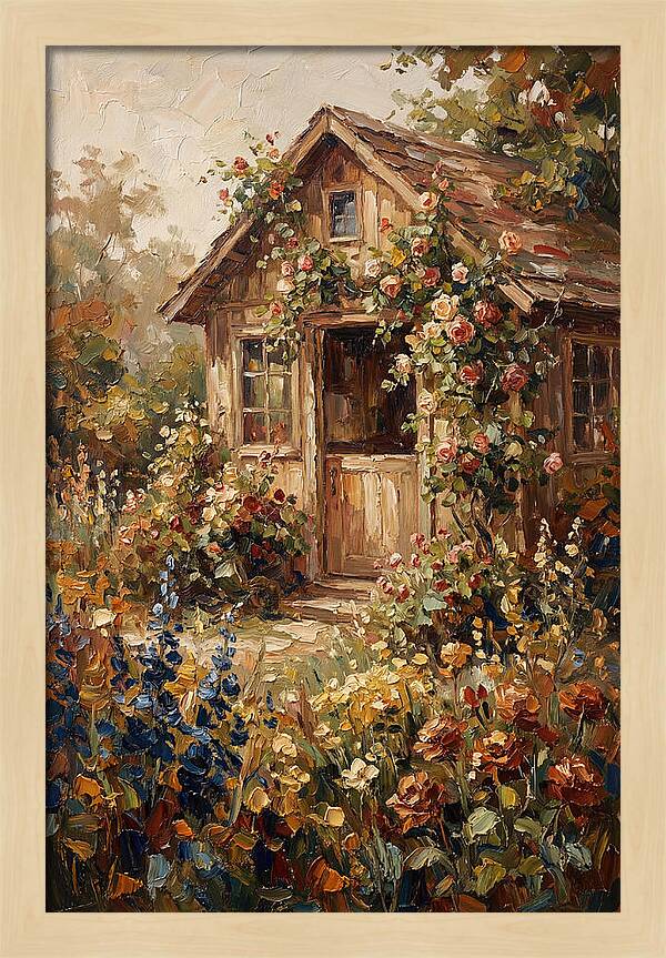 Garden Studio Surrounded By Blooms
