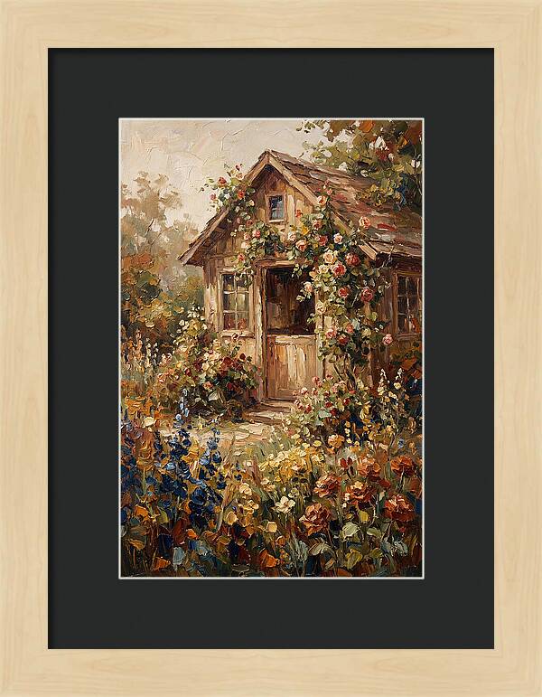 Garden Studio Surrounded By Blooms