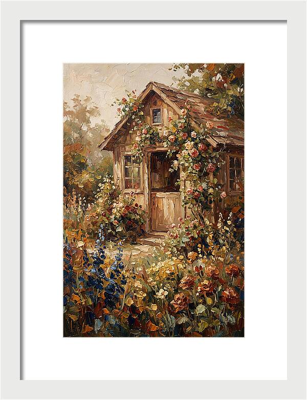 Garden Studio Surrounded By Blooms