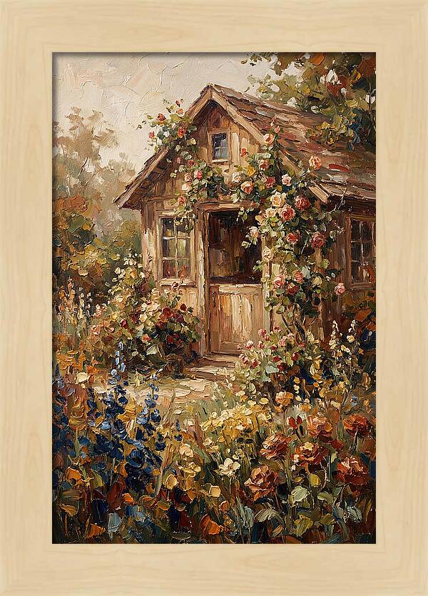 Garden Studio Surrounded By Blooms