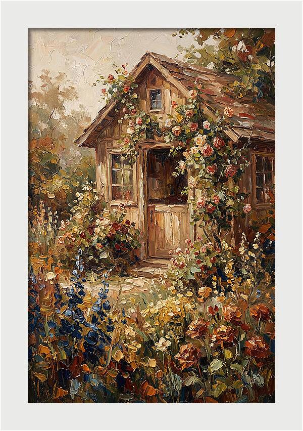 Garden Studio Surrounded By Blooms