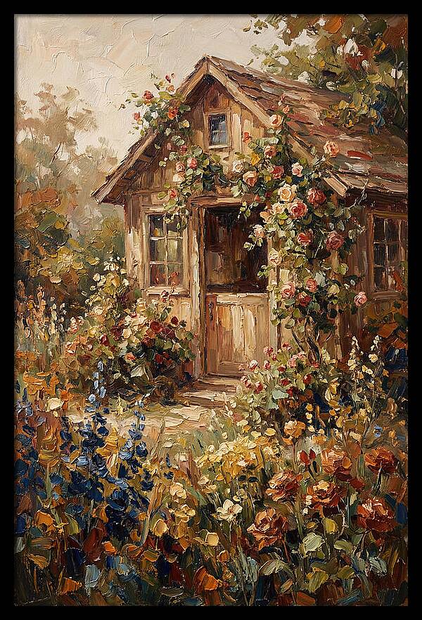 Garden Studio Surrounded By Blooms