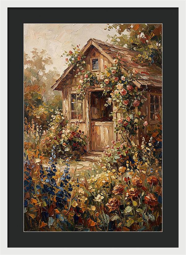 Garden Studio Surrounded By Blooms