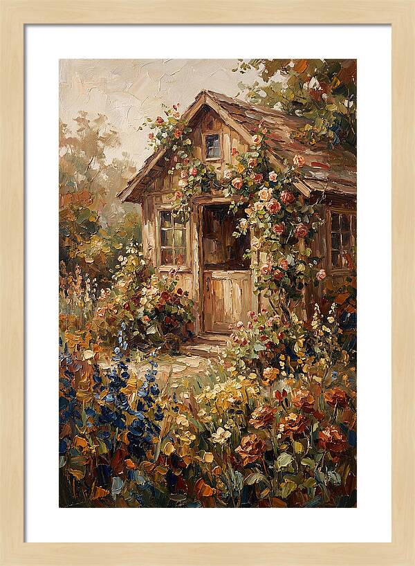 Garden Studio Surrounded By Blooms