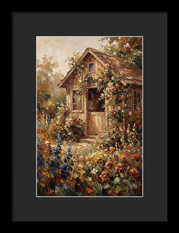 Garden Studio Surrounded By Blooms