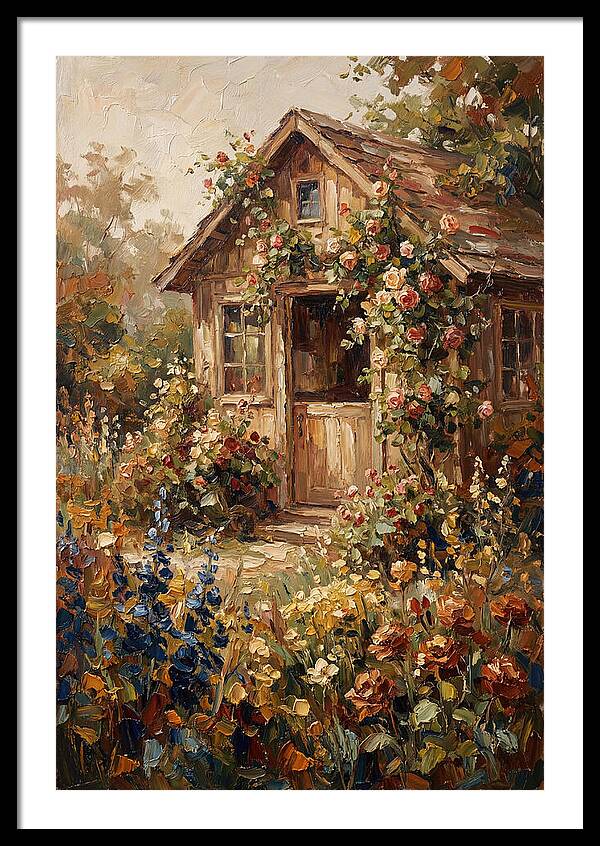 Garden Studio Surrounded By Blooms