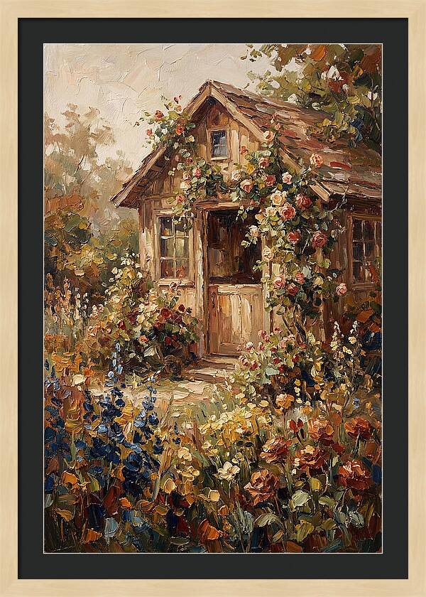 Garden Studio Surrounded By Blooms
