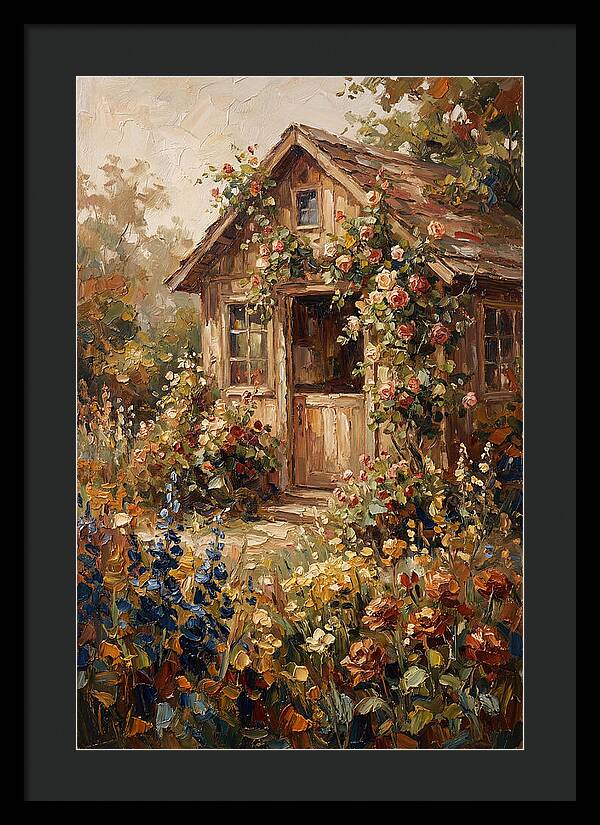 Garden Studio Surrounded By Blooms