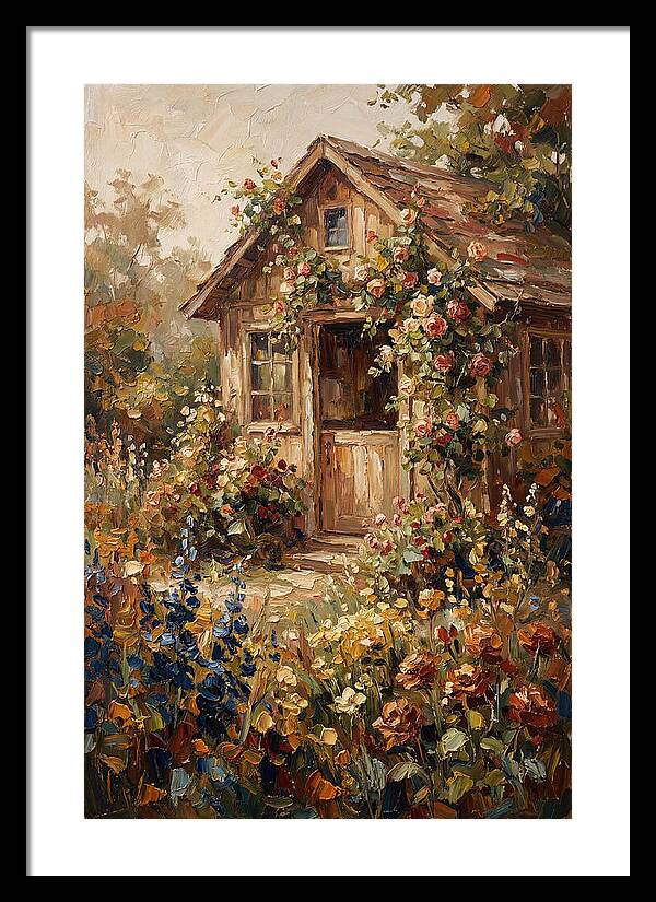 Garden Studio Surrounded By Blooms
